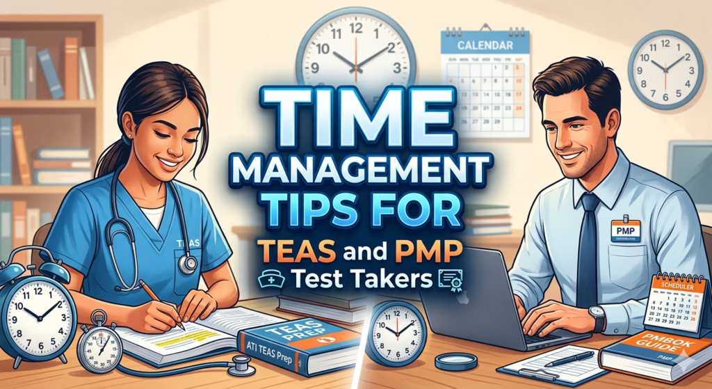 Time Management Tips for TEAS and PMP Test Takers Time Management Tips for TEAS and PMP Test Takers