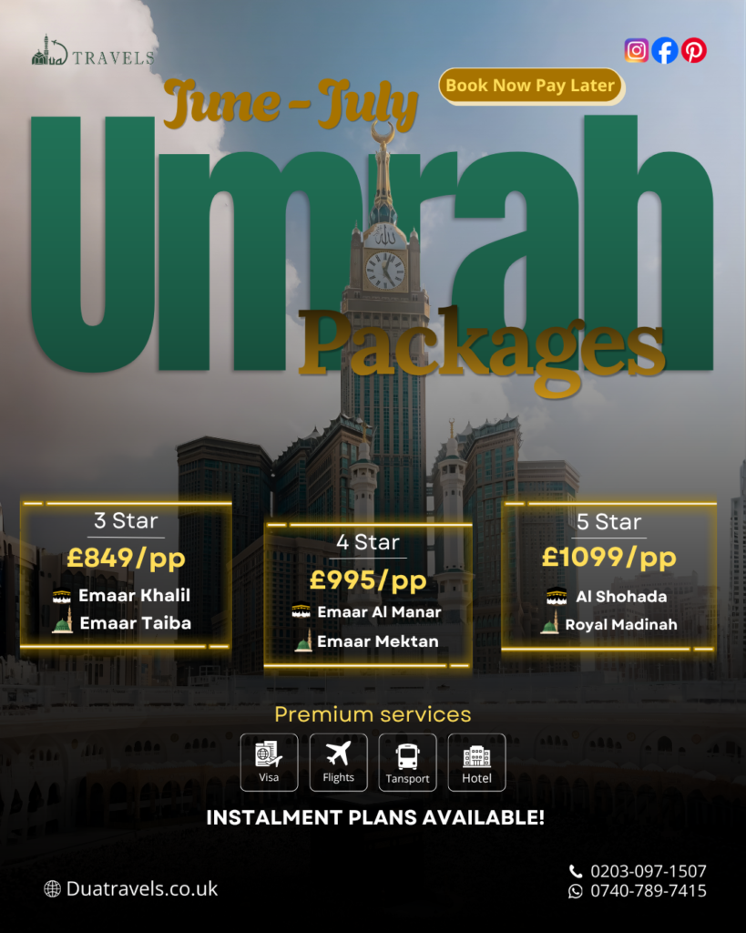 July umrah tickets 2026
